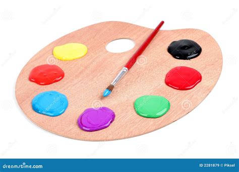 Paint Palette Stock Image Image Of Creativity Paint 2281879