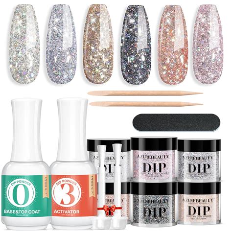 Amazon AZUREBEAUTY 2 Combined Into 1 Dip Powder Liquid Set