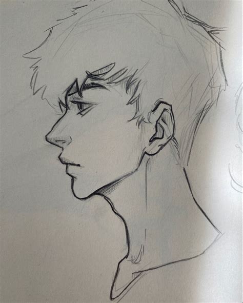 Side Profile Profile Drawing Side Face Drawing Sketches