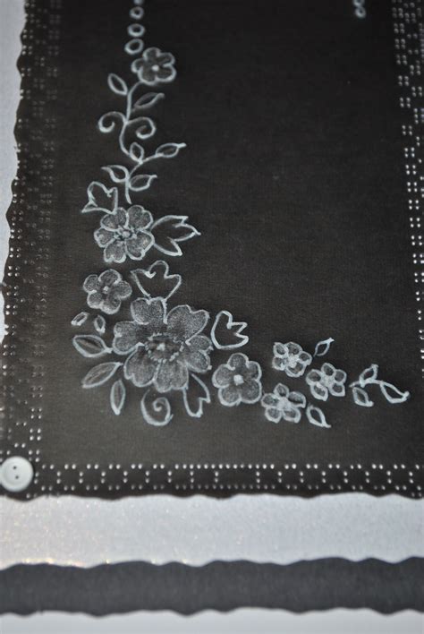 Close Up Of My Black Work Parchment Cards Parchment Craft Crafts