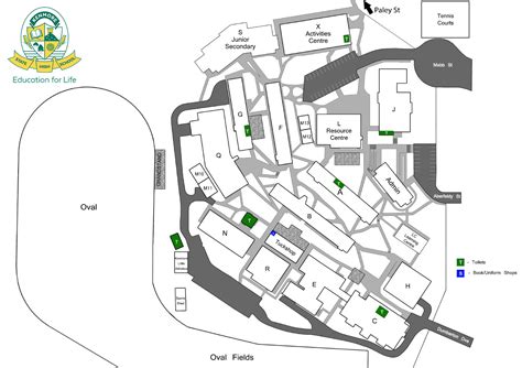 High School Classroom Map