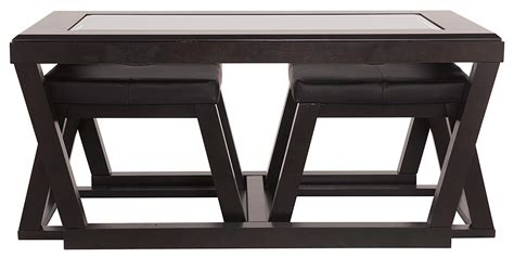 Kelton Cocktail Table W2 Stools Set Of 3 Espresso By Ashley Furnitu Zebit Preview