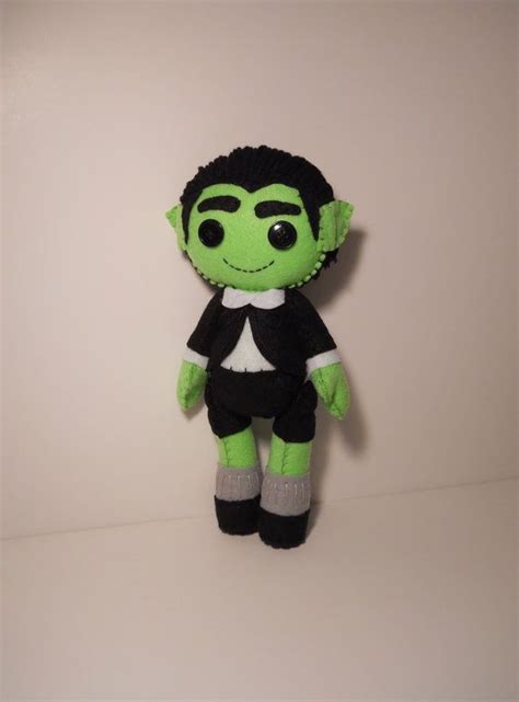 Felt Eddie Munster inspired custom plush stuffed rag doll toy The ...