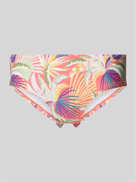 Esprit Bikini Hose Mit Floralem Muster Modell PALM BEACH Koralle