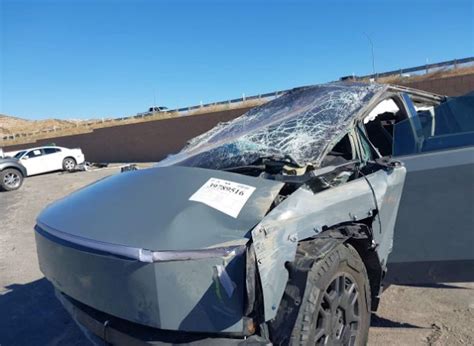 Brand New Tesla Cybertruck Rolls Over Now It Looks Like It Escaped The