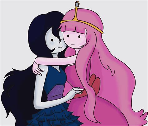 Adventure Time Anime Finn And Flame Princess Kiss