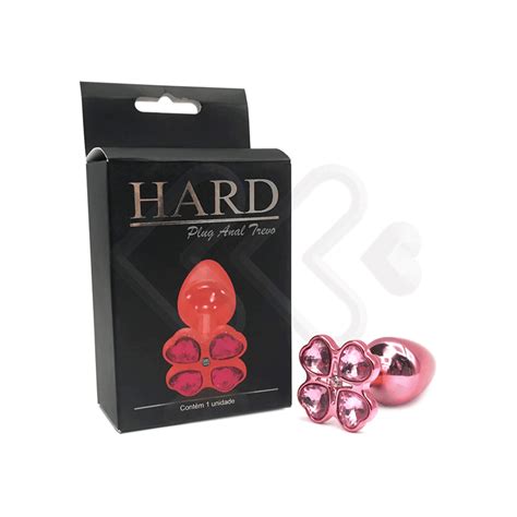 Hard Plug Anal P C Joias Na Base Em Forma Trevo Cores