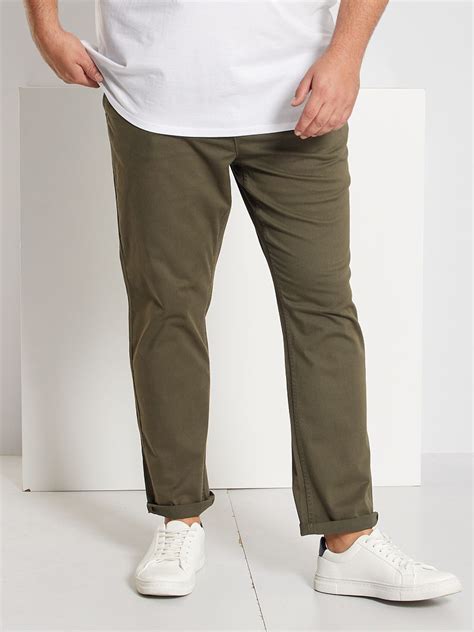 Chino Slim L Kaki Kiabi