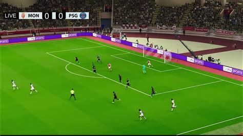 Monaco Vs Psg Ligue 1 2324 Full Match Video Game Simulation Pes 2021