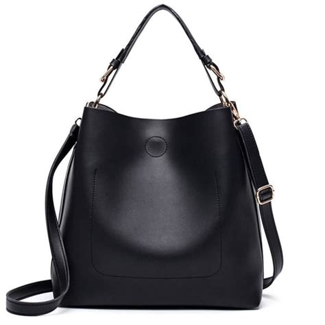 Sac Seau Sac Main Port Epaule Femme Sac Fourre Tout Noir Sac