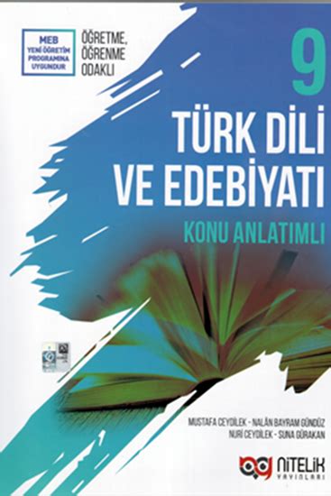 Nitelik Yayınları 9 SINIF TÜRK DİLİ VE EDEBİYATI KONU ANLATIMLI