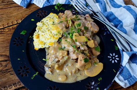 Slow Cooker Creamy Rosemary Pork | AllFreeSlowCookerRecipes.com