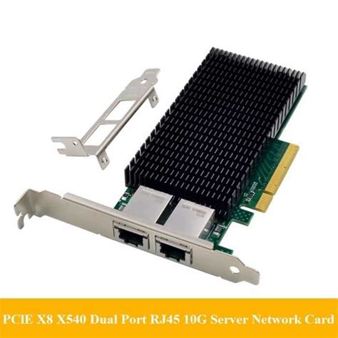 Carte RéSeau Serveur X540 T2 10G Carte RéSeau X540 PCIE X8 Double Port