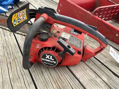 Homelite Xl Gas Chainsaw Schmid Auction