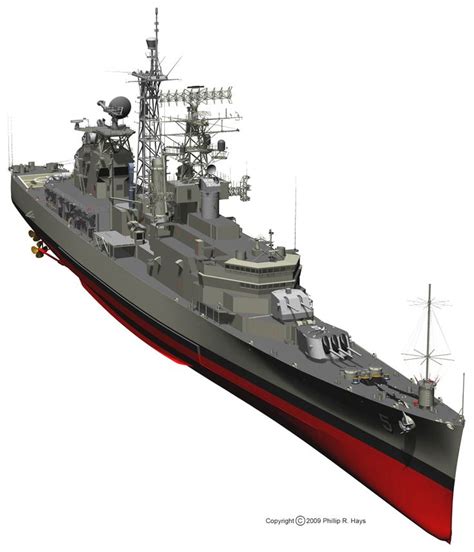 USS Oklahoma City CAD model whole ship | Warship model, Navy ships, Warship