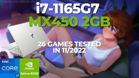 Intel Core I G Nvidia Geforce Mx Games Tested In