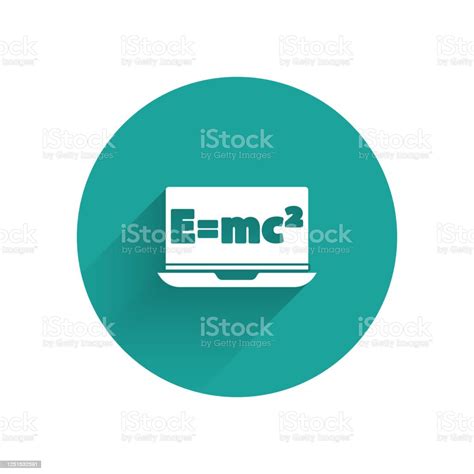 Sistem Matematika Putih Solusi Persamaan Pada Ikon Laptop Terisolasi