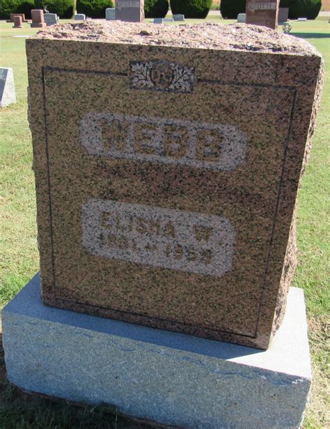 Elisha William Webb Find A Grave Memorial