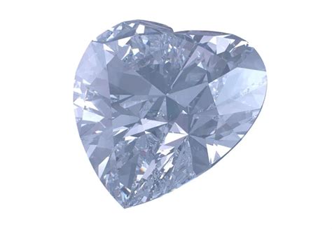 Diamond heart shape isolated — Stock Photo © Wisky #4818372