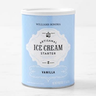 Williams Sonoma Ice Cream Starter Vanilla Homemade Ice Cream