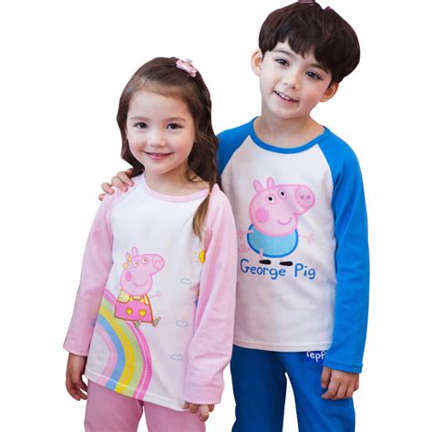 Peppa Pig outfit - winter cartoon clothes - sweatshirt and pants