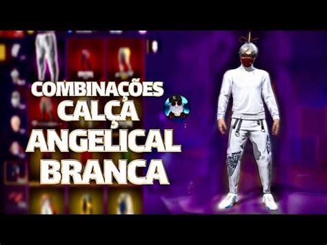 Combina Es Cal A Angelical Branca Freefire Youtube