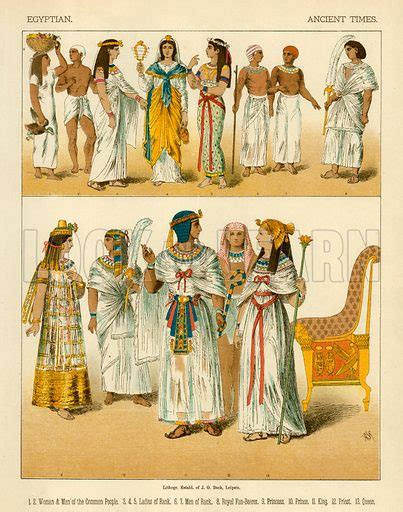 Egyptian Costumes Stock Image Look And Learn