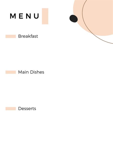 Blank Menu Background Design Ideas And Examples