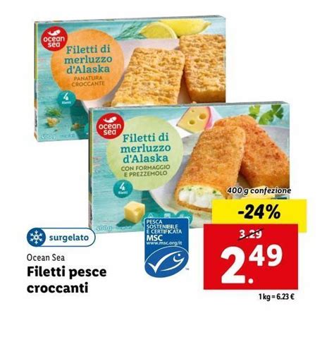 Offerta Filetti Di Pesce 400g Nel Volantino Di Lidl