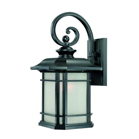 Acclaim Lighting Naples Collection Light Matte Black Outdoor Wall