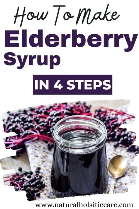 How To Make Elderberry Syrup Homemade Elderberry Elderberry Syrup