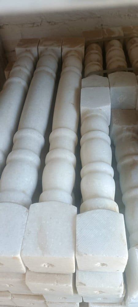 White Polished Marble Pillars For Temples At Rs In Jaipur Id