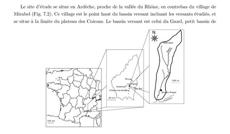 2 Localisation du site d étude et de son bassin versant D après