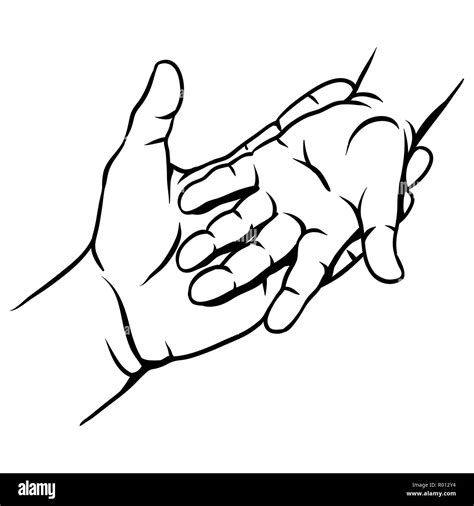 Hand Holds Hand Hold Cut Out Stock Images Pictures Alamy