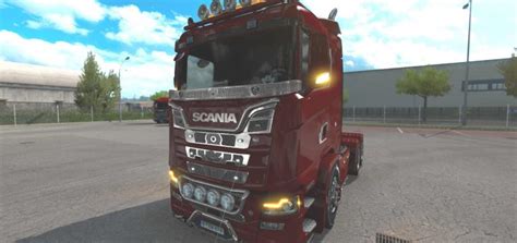 Abroll Scania Rjl By Fhj Transporte V X Ets Mods Euro