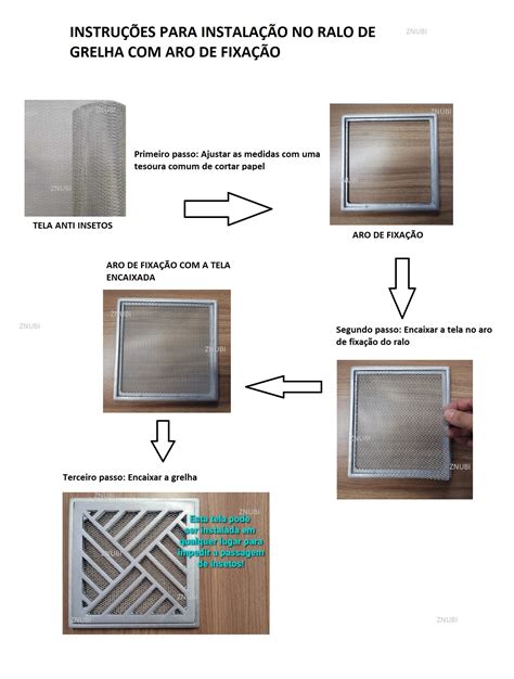 Tela Anti Inseto De Alum Nio Expandido Para Ralo X Cm Abertura Dos