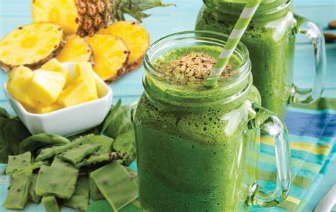 Smoothie De Pi A Y Nopal Con Avena Quaker Receta F Cil En Avena App