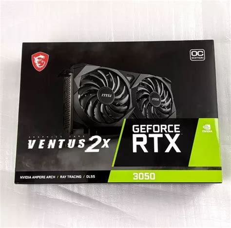 Placa De Video Nvidia Msi Ventus 2x Rtx 3050 Geforce Rtx 3050 Ventus 2x Oc Oc Edition 6gb