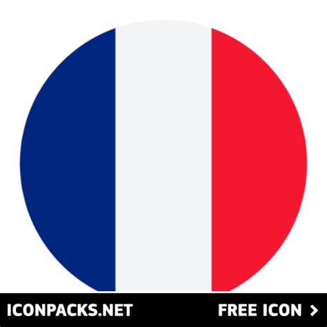 Free France Flag Circular Svg Png Icon Symbol Download Image