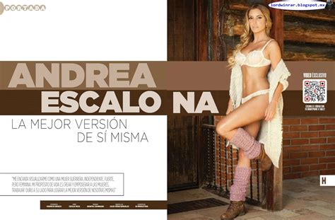 Galer A Andrea Escalona En La Revista H Para Hombres Julio Meed