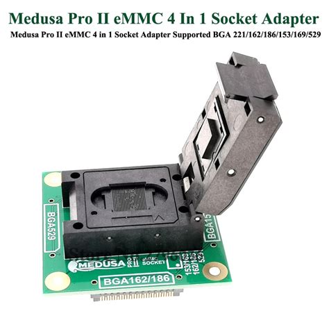 Original Medusa Pro Ii Socket In Set Adapter Emmc In