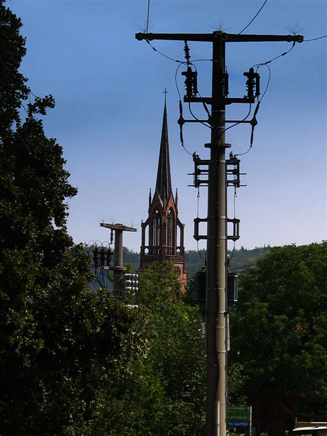 Free Images Tree Village Mast Landmark Street Light Electricity