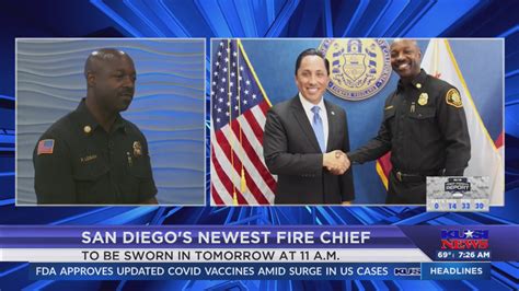 San Diego Fire Rescue Chief To Be Sworn In Saturday Fox 5 San Diego