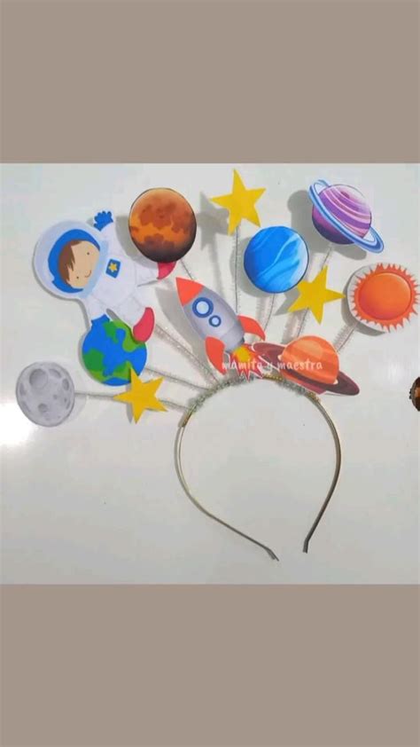 Diadema Del Sistema Solar Planetas Para Colorear Manualidades