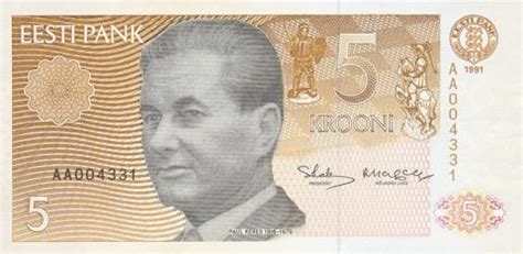 Estonian kroon banknotes | Eesti Pank