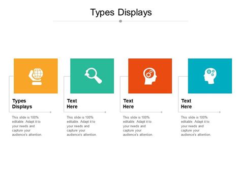 Types Displays Ppt Powerpoint Presentation Styles Guidelines Cpb Presentation Graphics