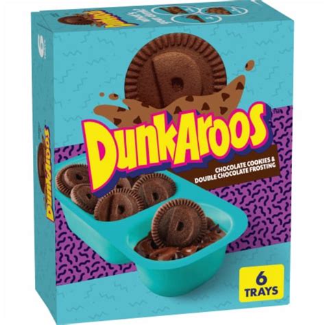 Dunkaroos Vanilla Cookies and Chocolate Frosting, 6 ct / 1 oz - Pick ‘n Save