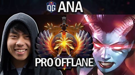 Og Ana Queen Of Pain Pro Offlane Dota Gameplay Youtube