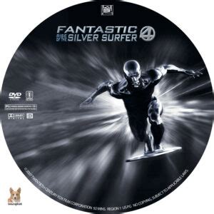 Fantastic Rise Of The Silver Surfer Dvd Label R Custom