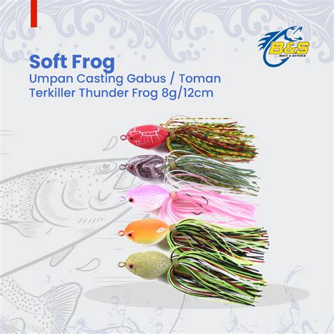 Jual Umpan Soft Frog G Cm Umpan Casting Gabus Toman Terkiller